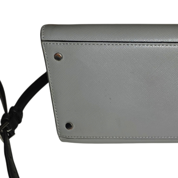 Kate Spade New York Staci Colorblock Medium Satchel Bag - Gray, Black, White - Picture 8 of 8